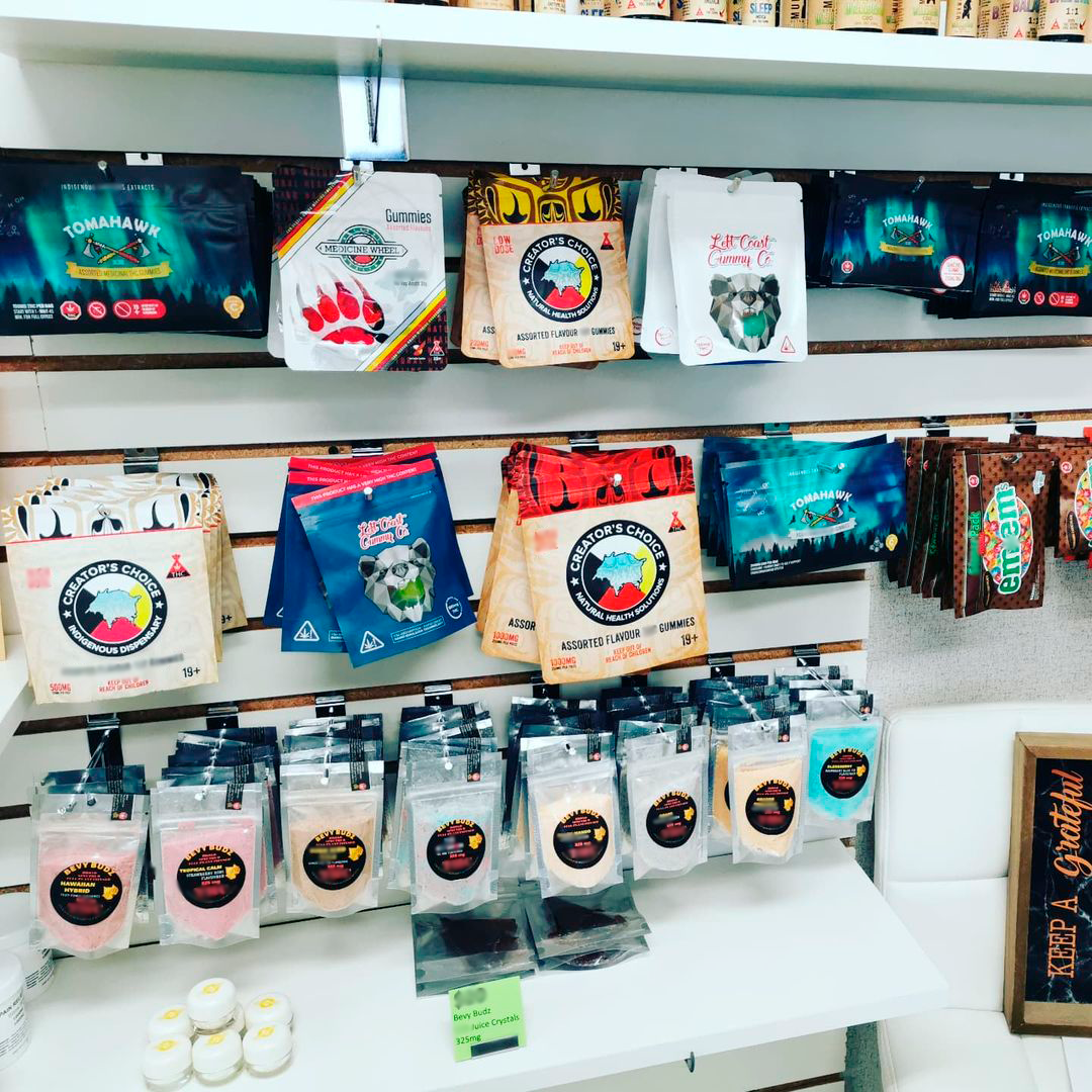 Medical and Recreational Marijuana, Product Wall at Comfort Tree 